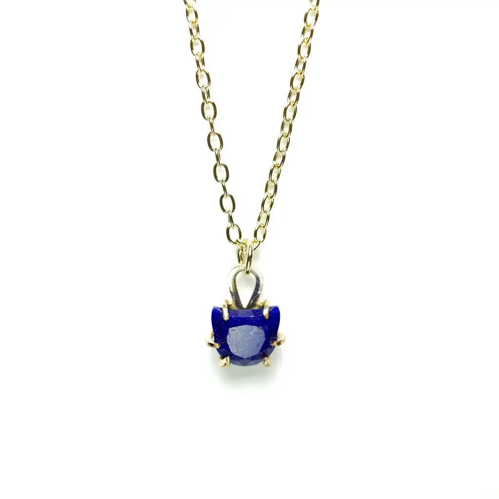 青金石貓形項鍊 Lapis Lazuli Cat Cut Necklace [LP2401]