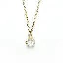 薔薇水晶貓形項鍊 Rose Quartz Cat Cut Necklace [RQ2401]