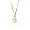 白水晶貓形項鍊 Rock Crystal Cat Cut Necklace [RC2401]