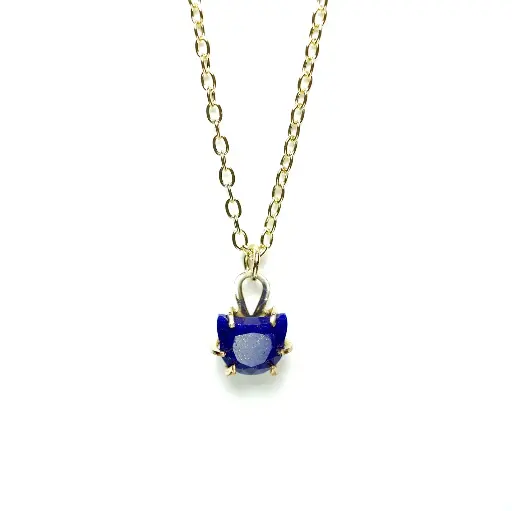 青金石貓形項鍊 Lapis Lazuli Cat Cut Necklace [LP2401]