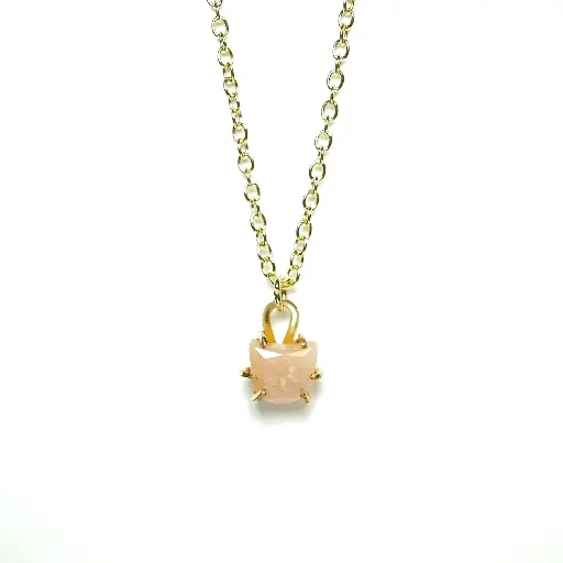 太陽石貓形項鍊 Sunstone Cat Cut Necklace [SS2401]