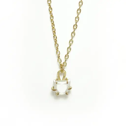 月光石貓形項鍊 Moonstone Cat Cut Necklace [MS2401]